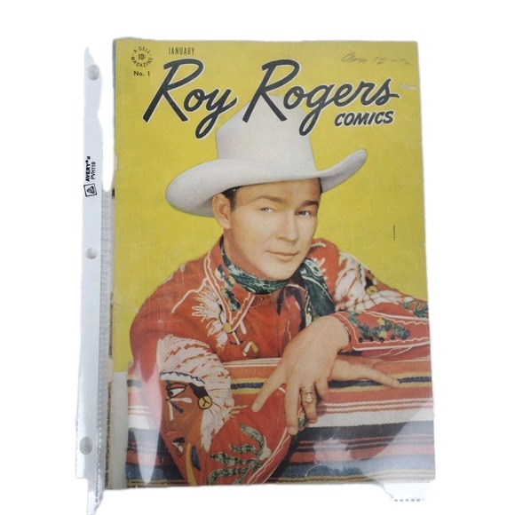 Other - 1948 ROY ROGERS COMICS #1 ISSUE GOLDEN AGE WESTERN COWBOY DELL *COVER ONLY*